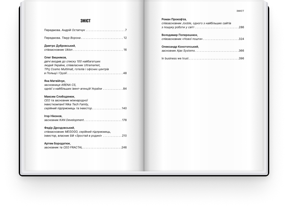Зміст книги «Біблія підприємця»